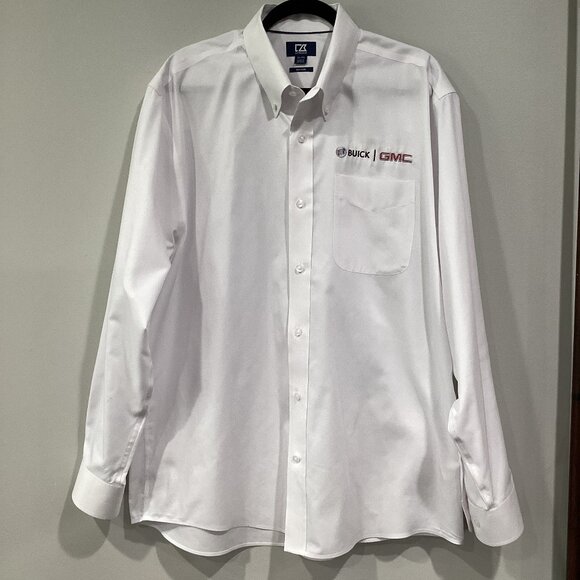 Black Cutter & Buck Long-Sleeve Button-Down Buick-GMC Dress Shirt - XL - Picture 1 of 9
